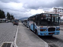 Busses are wery often used vehicle